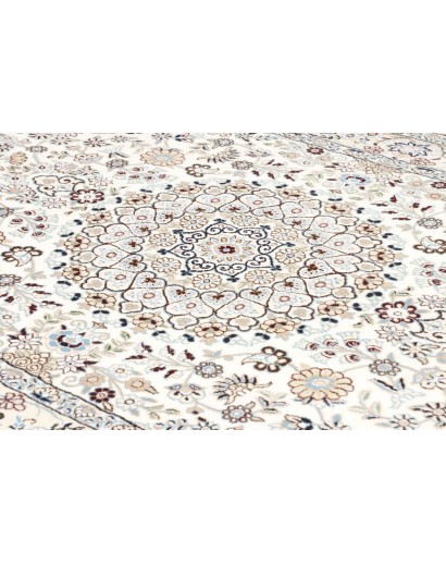 Tappeto Nain 9La Persia bianco grigio 135x203