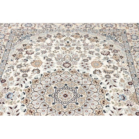 Tappeto Nain 9La Persia bianco grigio 135x203