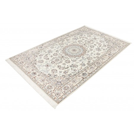 Tappeto Nain 9La Persia bianco azzurro 135x210