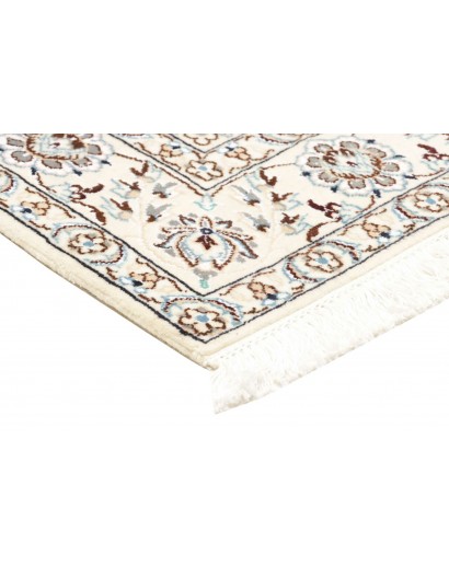 Tappeto Nain 9La Persia bianco azzurro 135x210