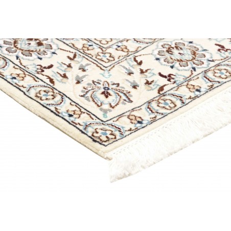 Tappeto Nain 9La Persia bianco azzurro 135x210
