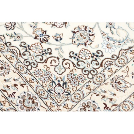 Tappeto Nain 9La Persia bianco azzurro 135x210