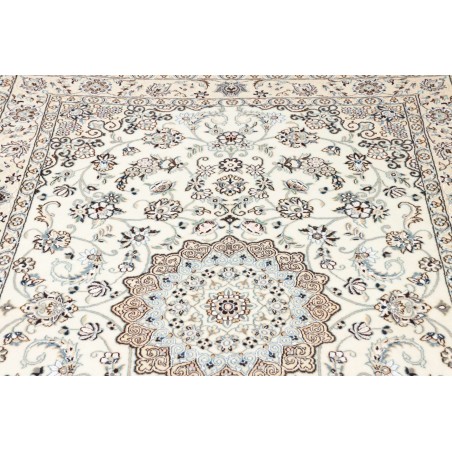 Tappeto Nain 9La Persia bianco azzurro 135x210