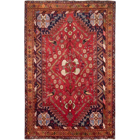 Tappeto Shiraz Fine Persia marrone giallo 168x255