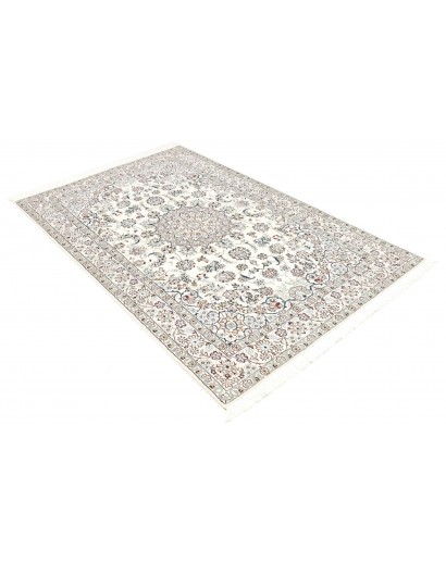 Tappeto Nain 9La Persia bianco verde 130x208