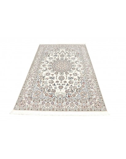 Tappeto Nain 9La Persia bianco verde 130x208