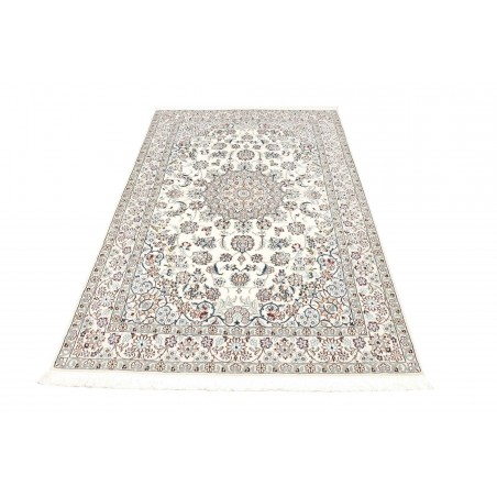 Tappeto Nain 9La Persia bianco verde 130x208