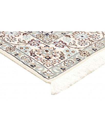 Tappeto Nain 9La Persia bianco verde 130x208