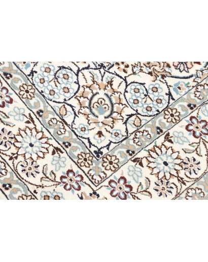 Tappeto Nain 9La Persia bianco verde 130x208