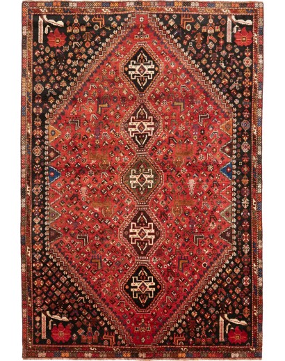 Tappeto Shiraz Persia marrone giallo 163x285
