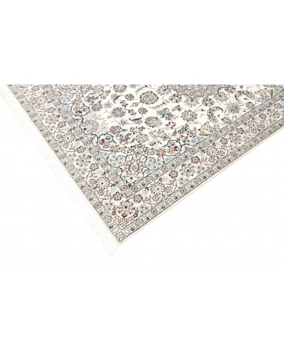 Tappeto Nain 9La Persia bianco verde 130x208