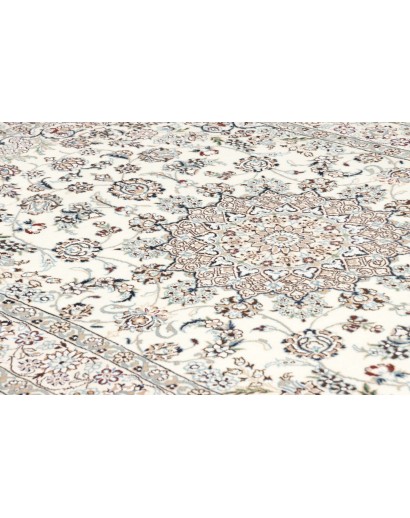 Tappeto Nain 9La Persia bianco verde 130x208