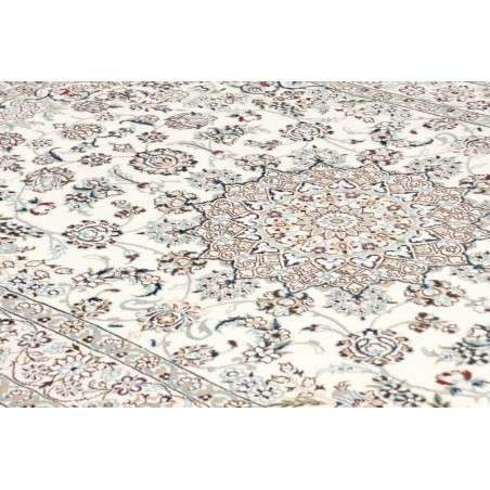 Tappeto Nain 9La Persia bianco verde 130x208