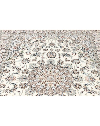 Tappeto Nain 9La Persia bianco verde 130x208