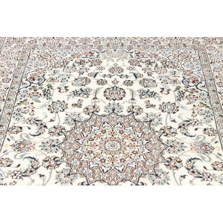 Tappeto Nain 9La Persia bianco verde 130x208