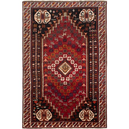 Tappeto Shiraz Persia marrone blu 170x255