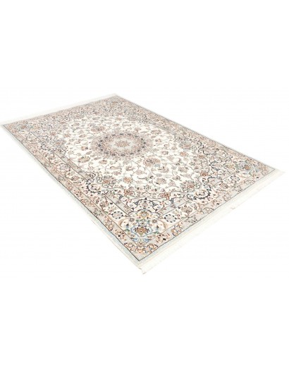 Tappeto Nain 9La Persia bianco azzurro 157x247