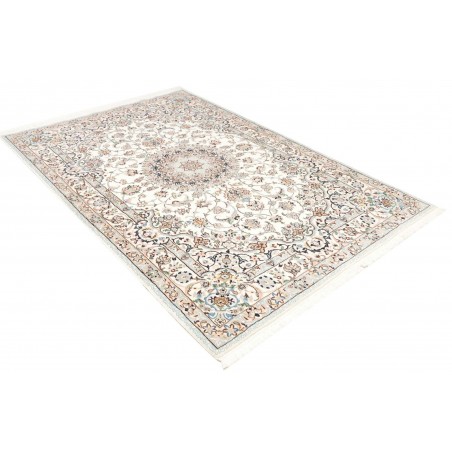 Tappeto Nain 9La Persia bianco azzurro 157x247