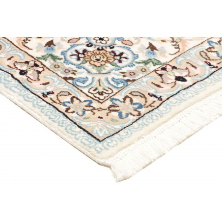 Tappeto Nain 9La Persia bianco azzurro 157x247