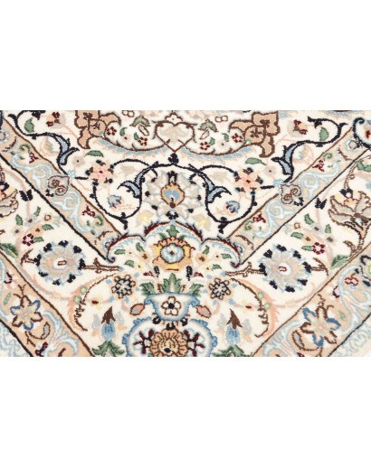 Tappeto Nain 9La Persia bianco azzurro 157x247