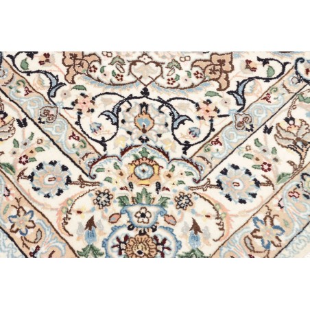 Tappeto Nain 9La Persia bianco azzurro 157x247