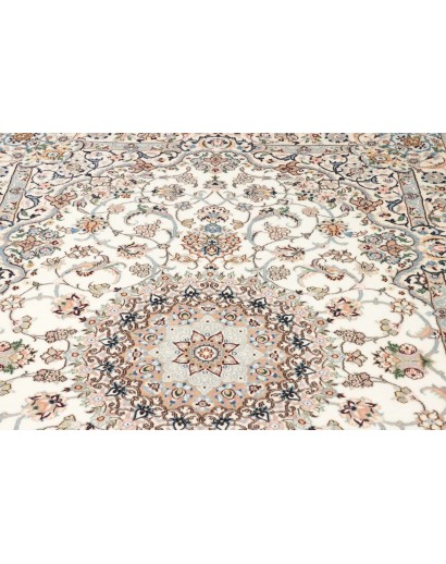 Tappeto Nain 9La Persia bianco azzurro 157x247