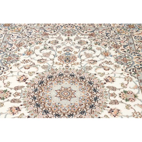 Tappeto Nain 9La Persia bianco azzurro 157x247