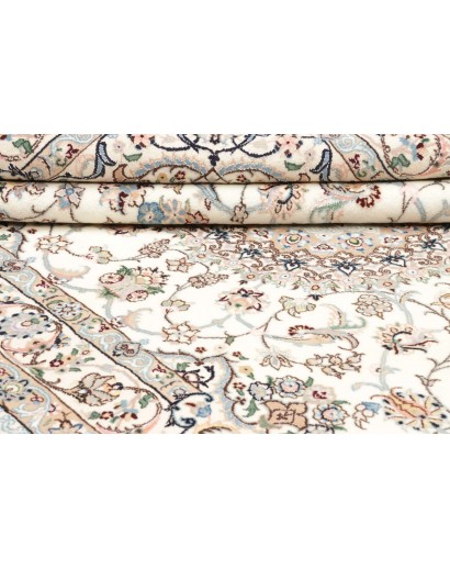 Tappeto Nain 9La Persia bianco azzurro 157x247