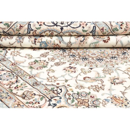 Tappeto Nain 9La Persia bianco azzurro 157x247