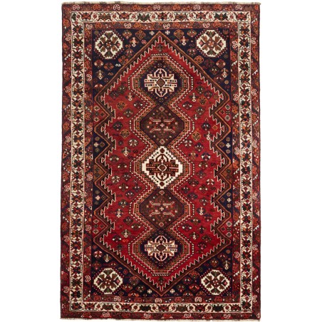 Tappeto Shiraz Persia grigio marrone 160x258