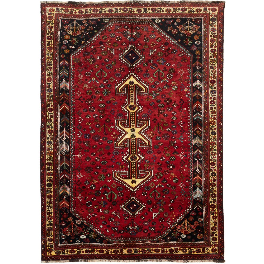 Tappeto Shiraz Persia marrone blu 177x250 Tappeto Shiraz Persia marrone blu 177x250
