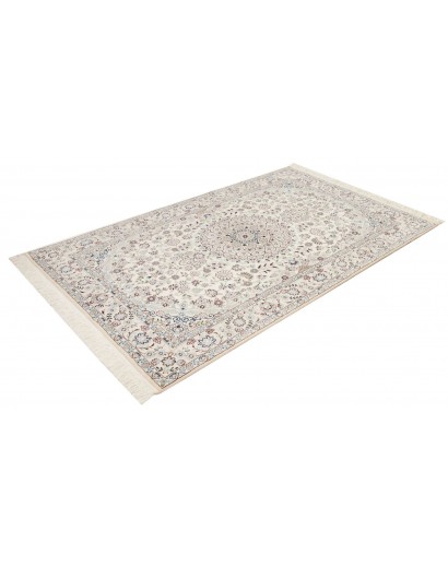 Tappeto Nain 9La Persia bianco azzurro 132x214