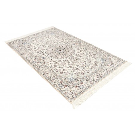 Tappeto Nain 9La Persia bianco azzurro 132x214
