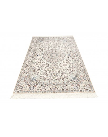 Tappeto Nain 9La Persia bianco azzurro 132x214