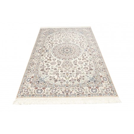 Tappeto Nain 9La Persia bianco azzurro 132x214