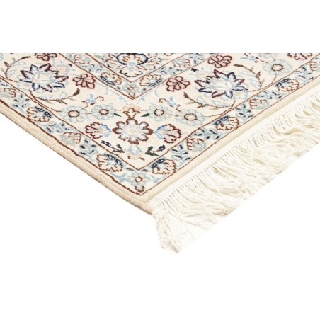 Tappeto Nain 9La Persia bianco azzurro 132x214