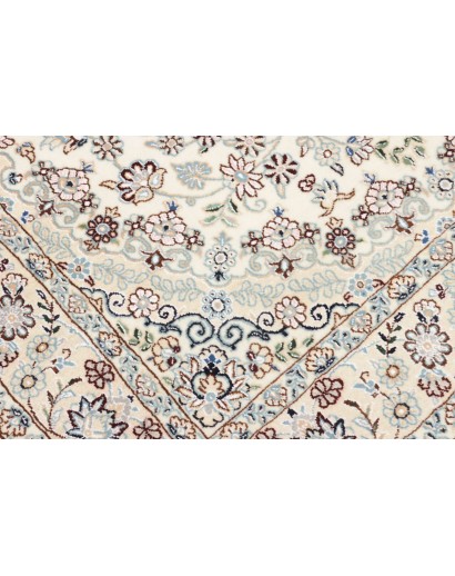 Tappeto Nain 9La Persia bianco azzurro 132x214