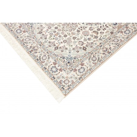 Tappeto Nain 9La Persia bianco azzurro 132x214