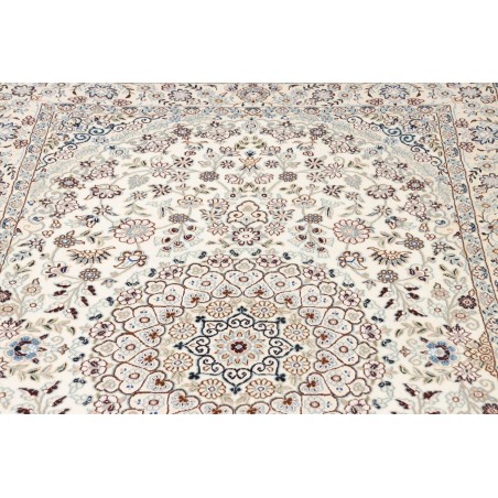 Tappeto Nain 9La Persia bianco azzurro 132x214