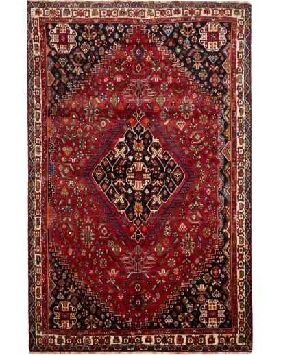 Tappeto Shiraz Persia marrone blu 180x283