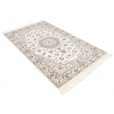 Tappeto Nain 9La Persia bianco beige 126x210