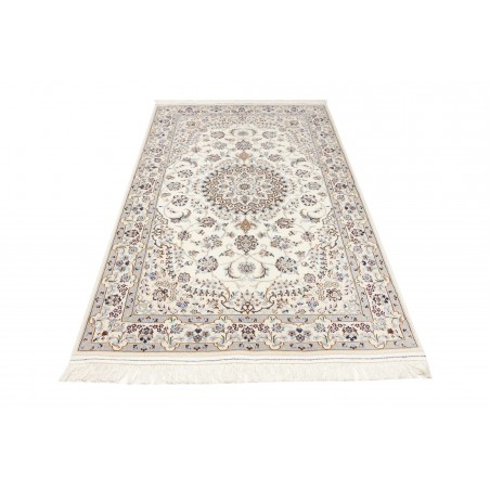 Tappeto Nain 9La Persia bianco beige 126x210