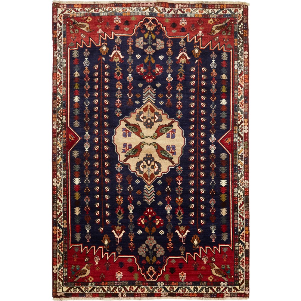 Tappeto Shiraz Fine Persia grigio marrone 167x252 Tappeto Shiraz Fine Persia grigio marrone 167x252