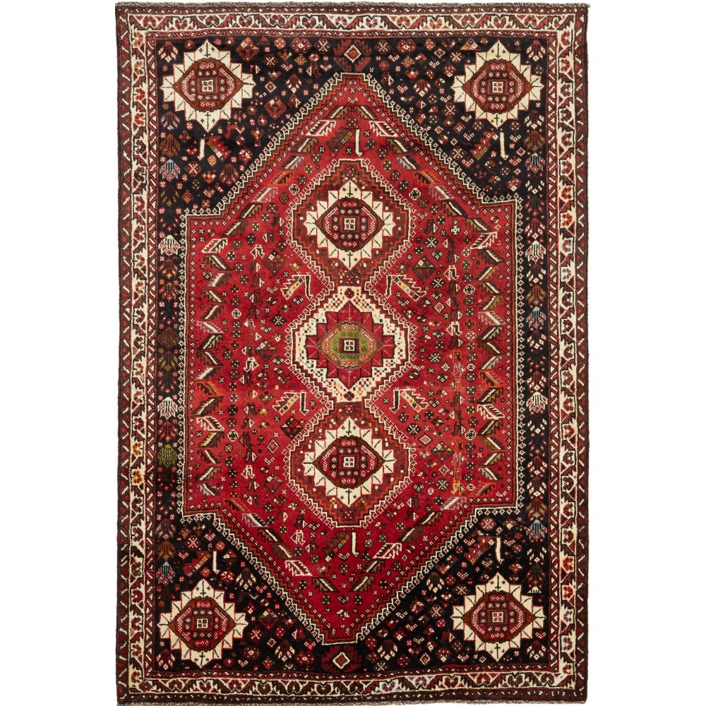 Tappeto Shiraz Persia marrone blu 173x260 Tappeto Shiraz Persia marrone blu 173x260
