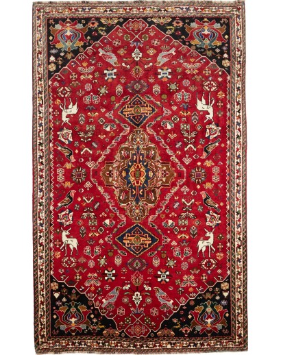 Tappeto Shiraz Fine Persia marrone blu 173x282