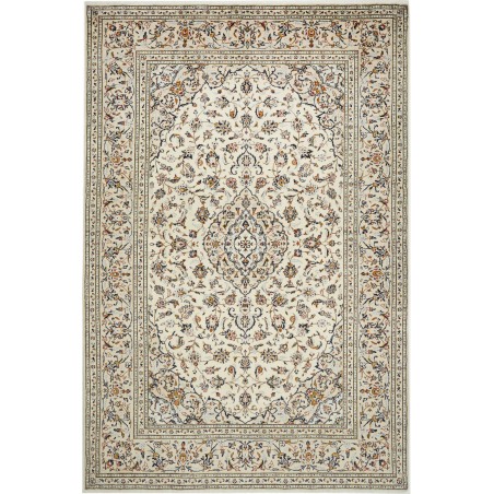 Tappeto Kashan Persia beige verde 200x302
