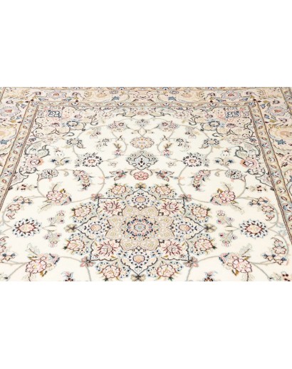 Tappeto Nain 9La Persia bianco marrone 165x255