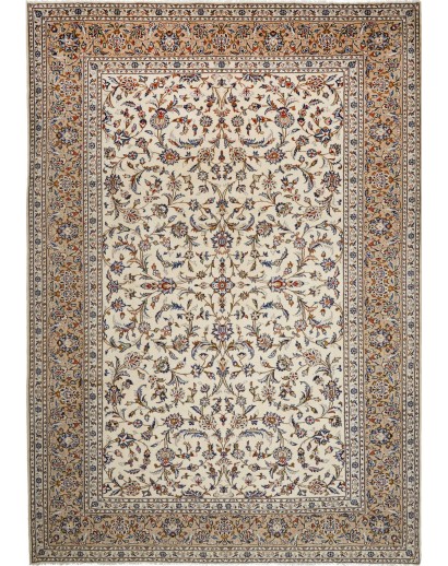 Tappeto Kashan Persia beige marrone 258x367