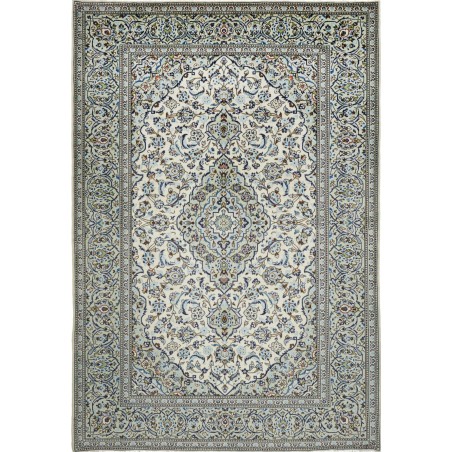Tappeto Kashan Persia beige grigio 200x295