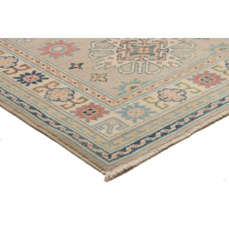Tappeto Kazak Afghanistan beige azzurro 83x292